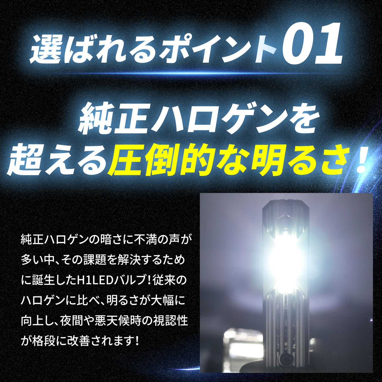 H1LEDバルブ 左右セット(take172)