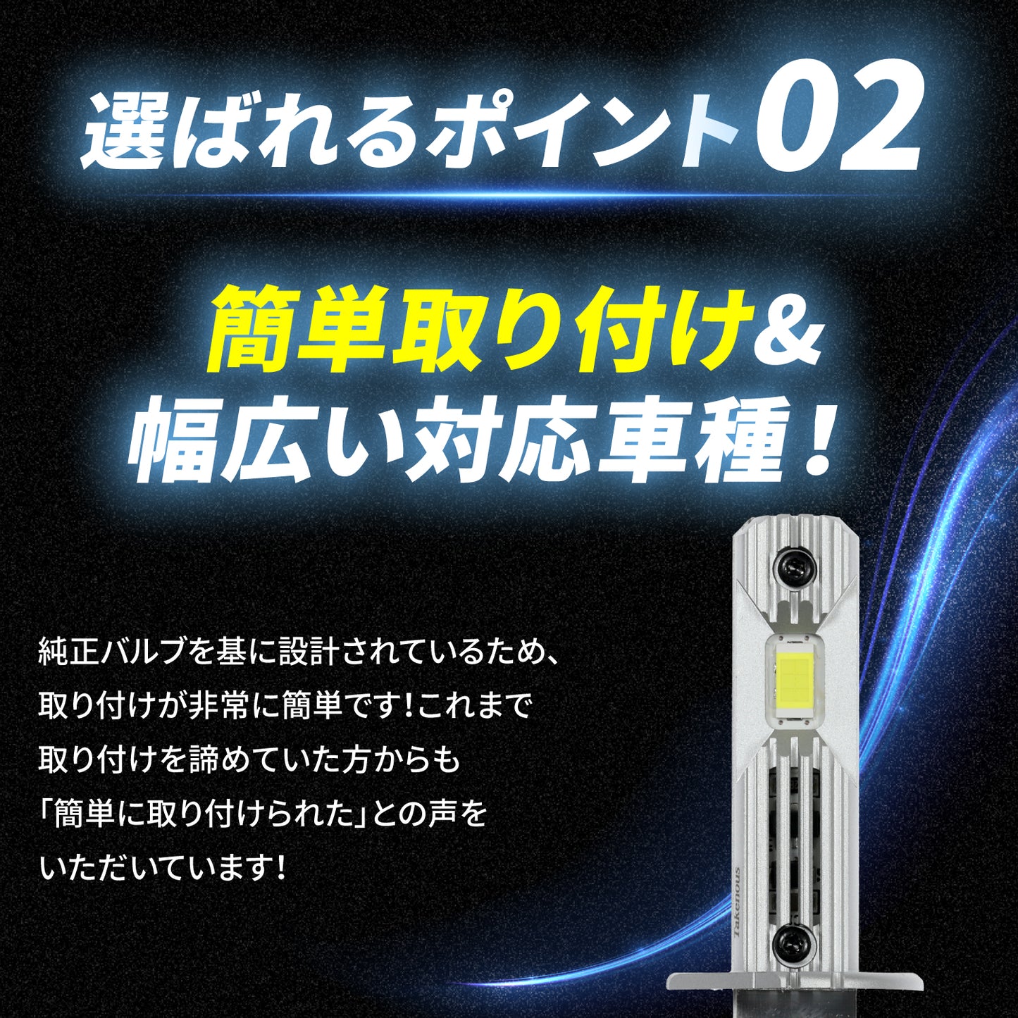 H1LEDバルブ 左右セット(take172)