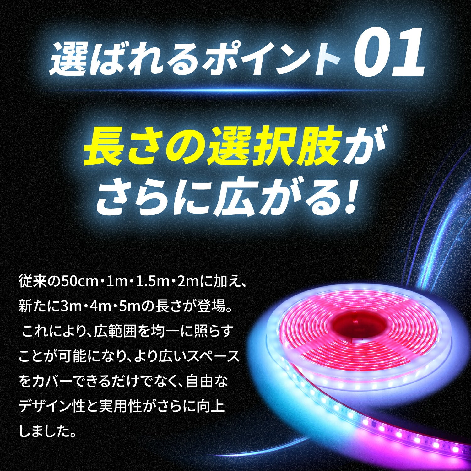 竹村商会 】グラデーションLEDテープ(take175)