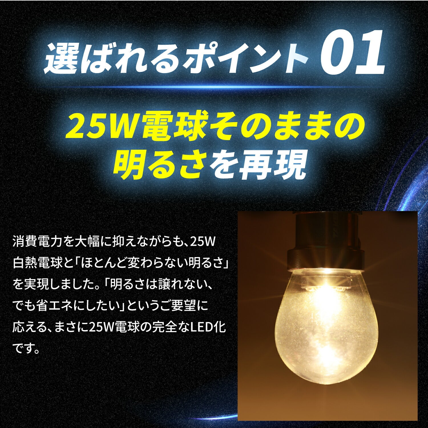 竹村商会 】S25シャンデリア専用バルブ(TAKE191)