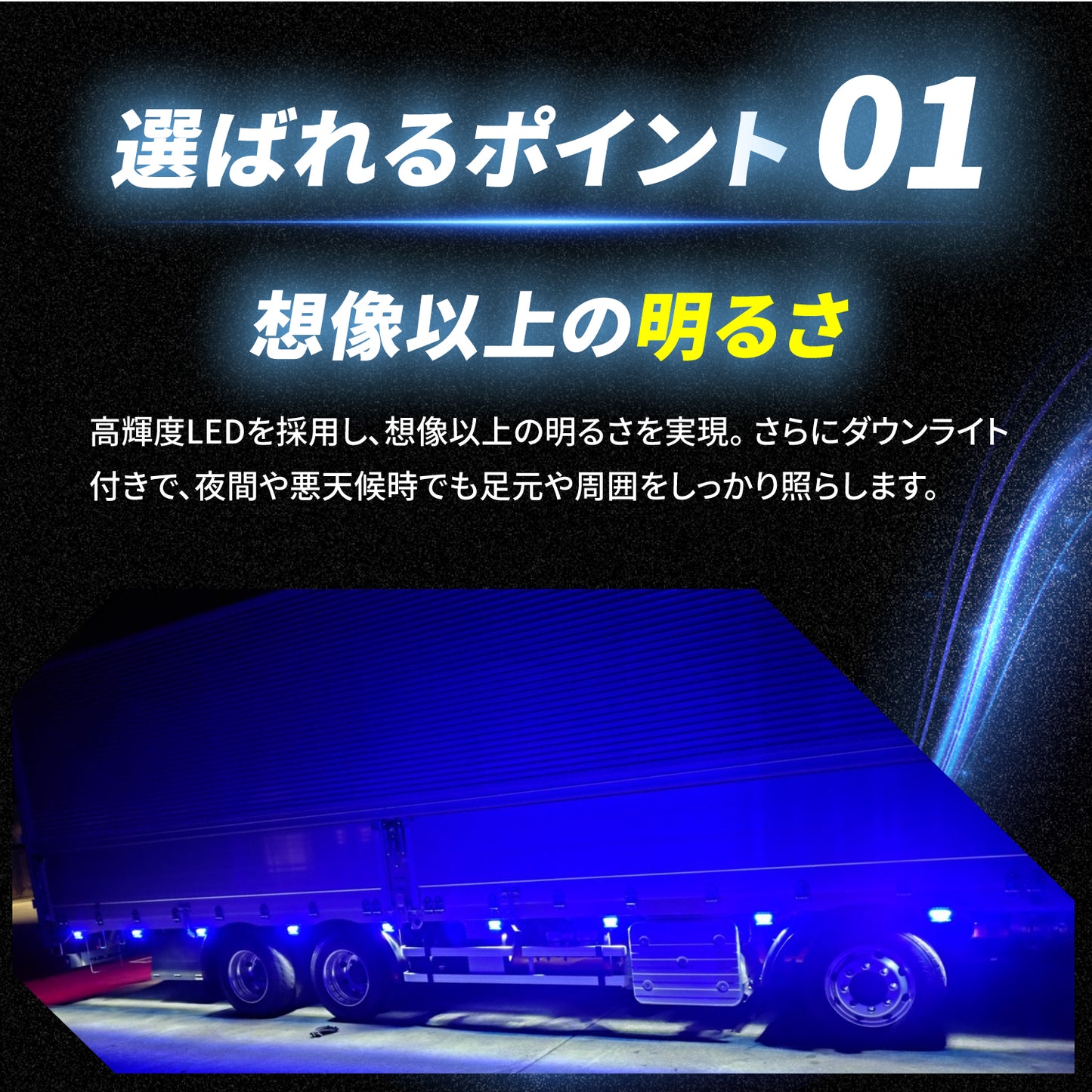 ダウンライト付きサイドマーカー(TAKE37)
