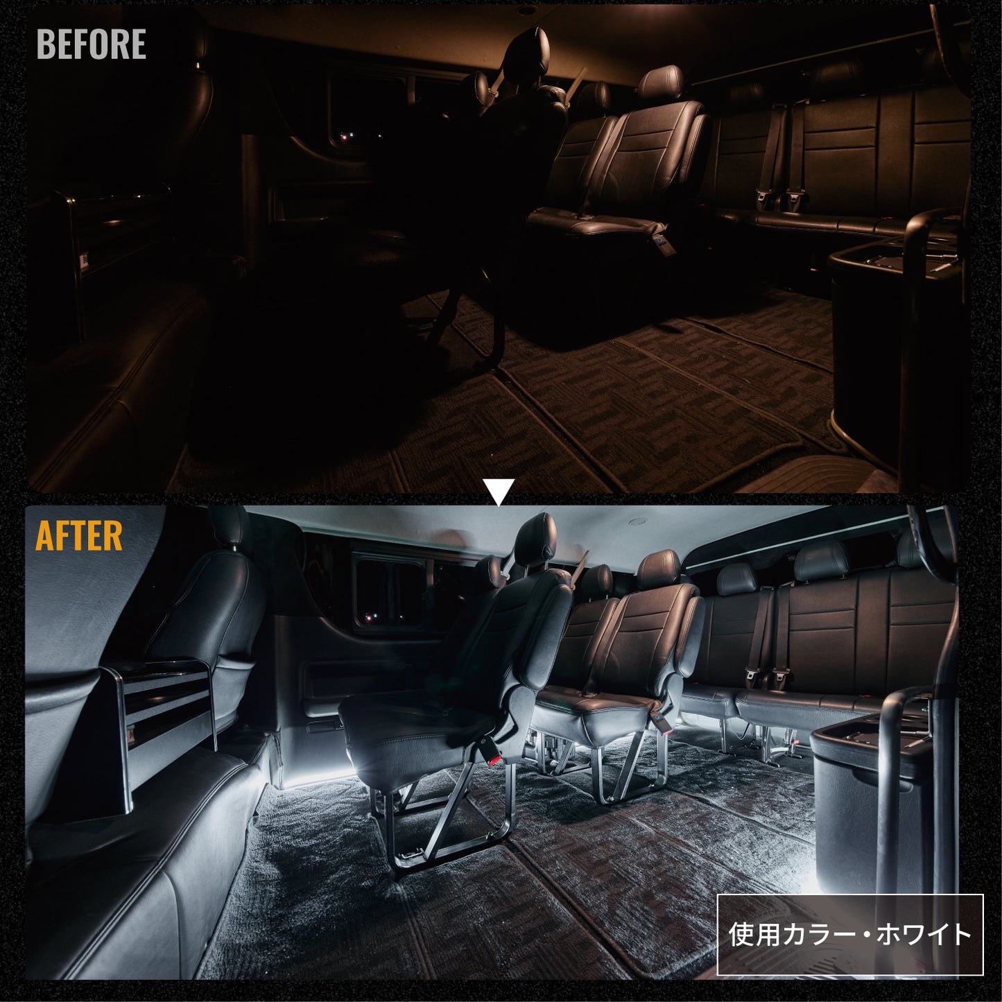 12v専用 最新版LEDテープ 防水タイプ  1m 2m 3m (take119)