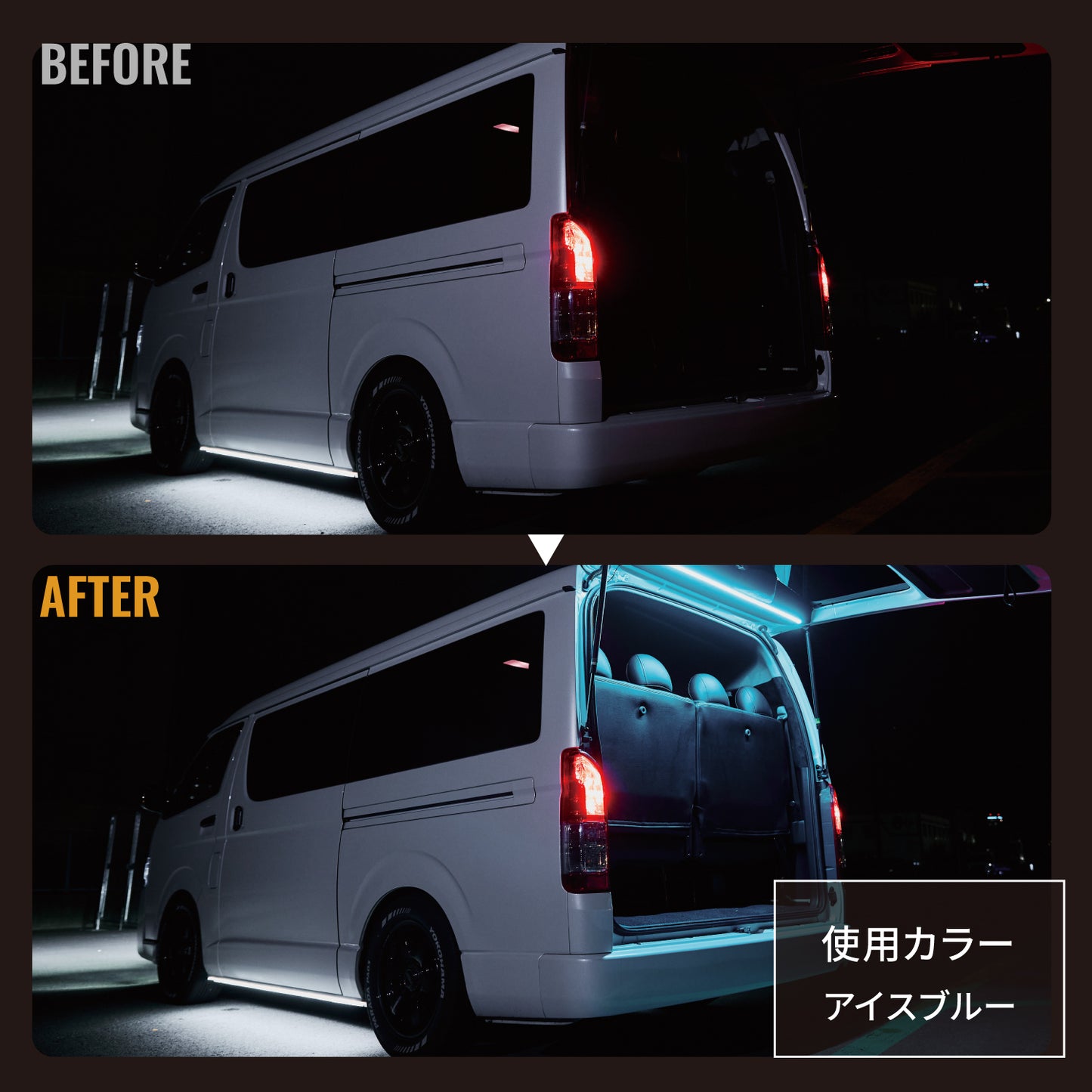 12v専用 最新版LEDテープ各種アンドン用専用設計 防水タイプ(take44)