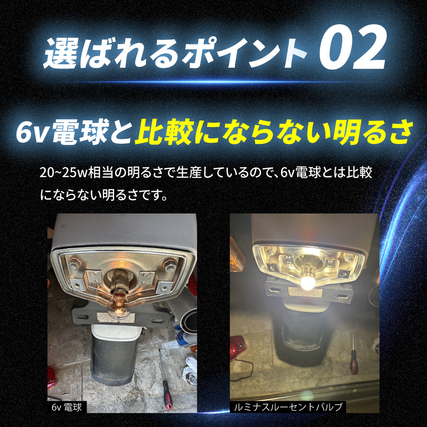 6v専用ルミナスルーセントバルブ(take62)