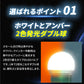 ルミナスルーセントバルブ 2色発光ダブル球 アンバー/ホワイト(take82)