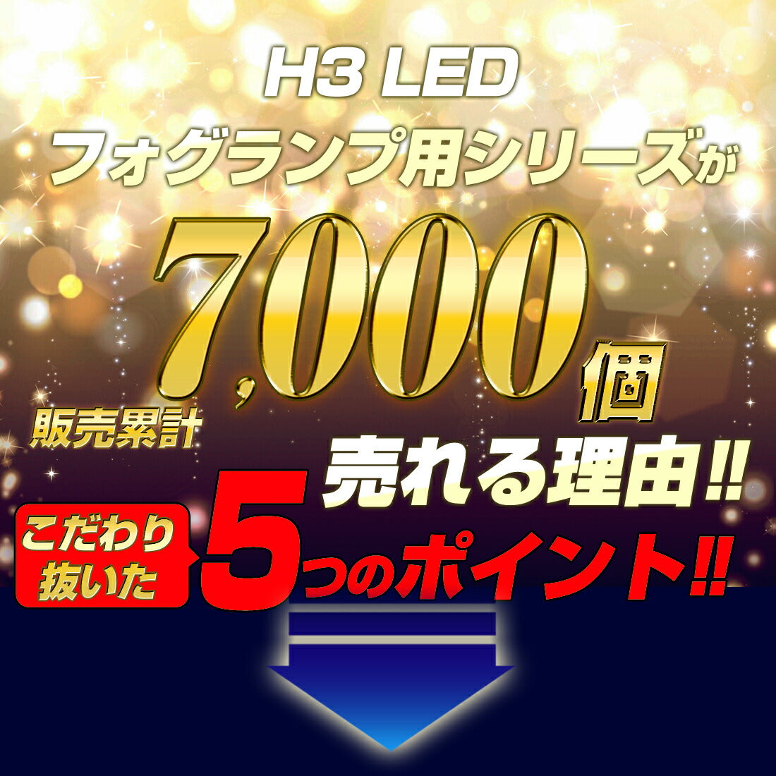 H3 フォグランプ用 LEDバルブ(take28)